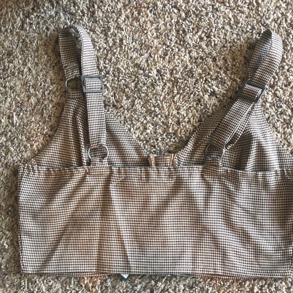 NWT Houndstooth Crop Top - Picture 4 of 4